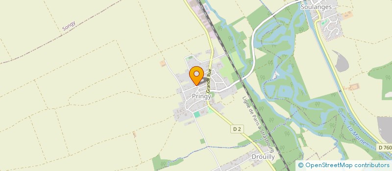 localisation de l'entreprise COMITE DEPARTEMENTAL DE SPORT ADAPTE DE LA MARNE  SAINTE-MENEHOULD