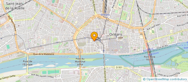 localisation de l'entreprise COMITE DEPARTEMENTAL DE TAEKWENDO DU LOIRET à ORLEANS