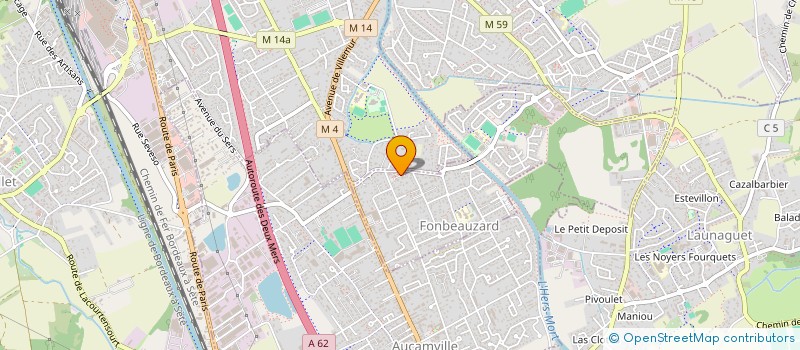 localisation de l'entreprise COMITE DEPARTEMENTAL DE TAEKWONDO HAUTE GARONNE à FONBEAUZARD