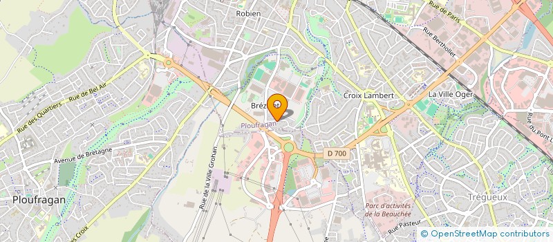 localisation de l'entreprise COMITE DEPARTEMENTAL DE TENNIS à PLOUFRAGAN