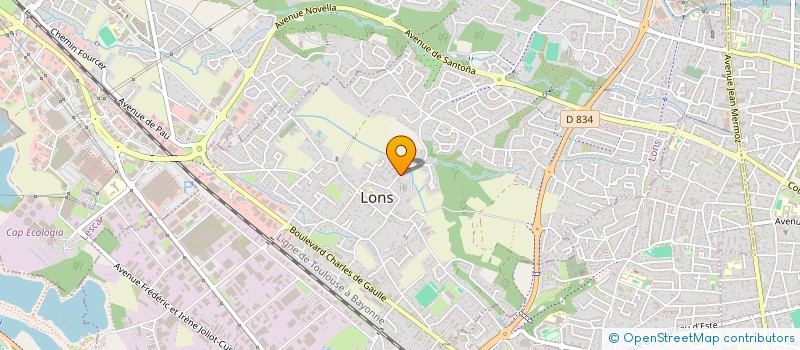 localisation de l'entreprise COMITE DEPARTEMENTAL DE TIR  LONS