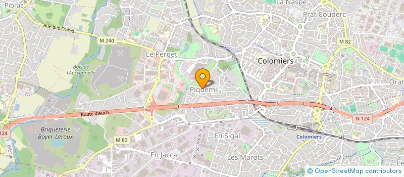 localisation de l'entreprise COMITE DEPARTEMENTAL DE TIR A L' ARC DE LA HAUTE- GARONNE à COLOMIERS