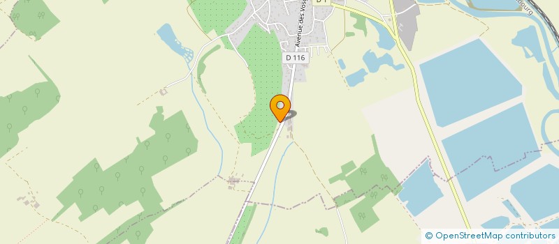 localisation de l'entreprise COMITE DEPARTEMENTAL DE TIR A L'ARC DE MEURTHE ET MOSELLE  ROSIERES-AUX-SALINES