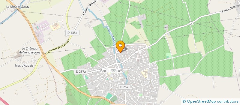 localisation de l'entreprise COMITE DEPARTEMENTAL DE TIR A L'ARC DU GARD  SAINT-MAURICE-DE-CAZEVIEILLE