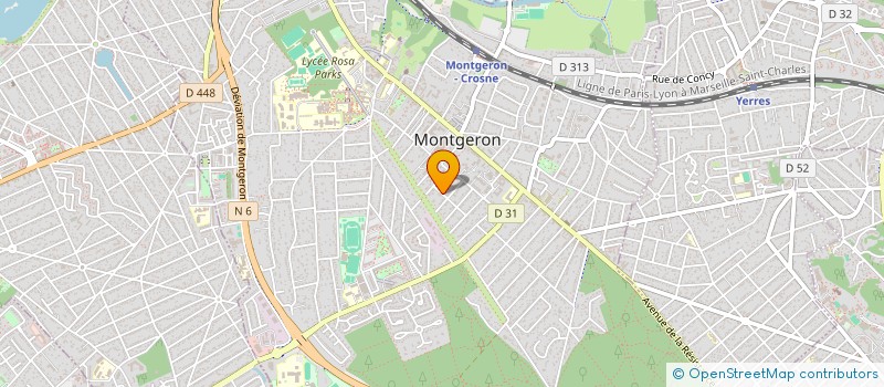 localisation de l'entreprise COMITE DEPARTEMENTAL DE TIR DE L'ESSONNE à MONTGERON