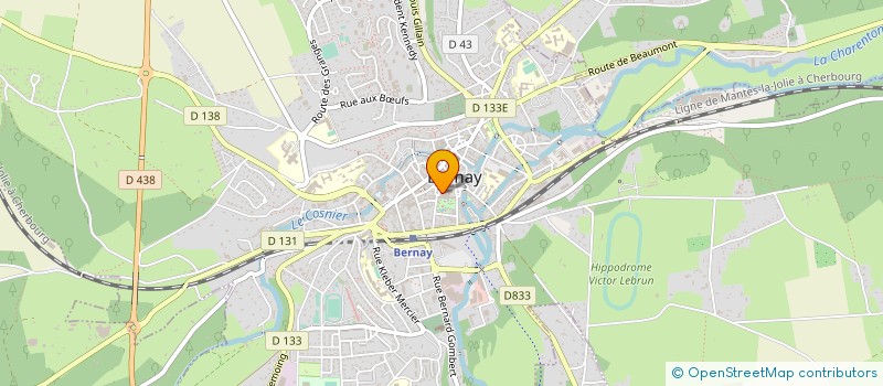 localisation de l'entreprise COMITE DEPARTEMENTAL DE TIR DE L EURE à BERNAY