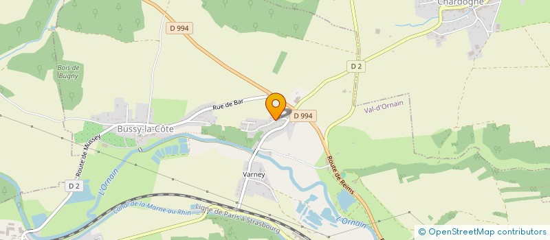 localisation de l'entreprise COMITE DEPARTEMENTAL DE TIR DE LA MEUSE à SEUIL-D'ARGONNE