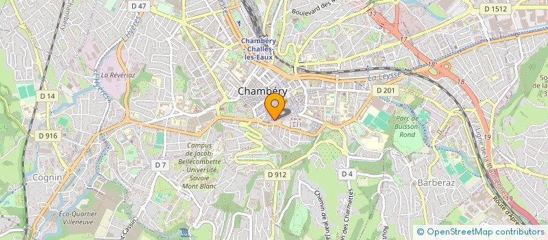 localisation de l'entreprise COMITE DEPARTEMENTAL DE TIR DE LA SAVOIE à LA RAVOIRE