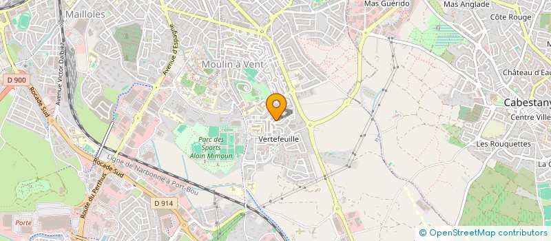 localisation de l'entreprise COMITE DEPARTEMENTAL DE TIR DES PYRENEES-ORIENTALES  PERPIGNAN