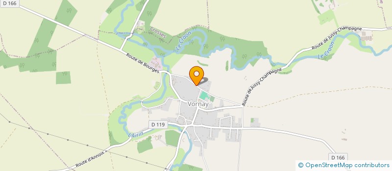 localisation de l'entreprise COMITE DEPARTEMENTAL DE TIR DU CHER  VORNAY