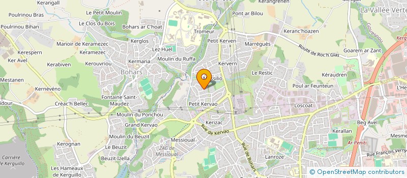 localisation de l'entreprise COMITE DEPARTEMENTAL DE TIR DU FINISTERE à BREST