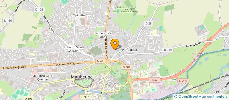 localisation de l'entreprise COMITE DEPARTEMENTAL DE TIR DU NORD  WASQUEHAL