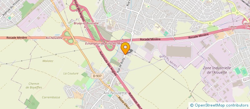 localisation de l'entreprise COMITE DEPARTEMENTAL DE TIR DU PDC  BULLY-LES-MINES