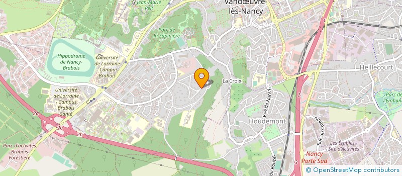 localisation de l'entreprise COMITE DEPARTEMENTAL DE TRIATHLON (CD 54 DE TRIATHLON)  VANDUVRE-LES-NANCY