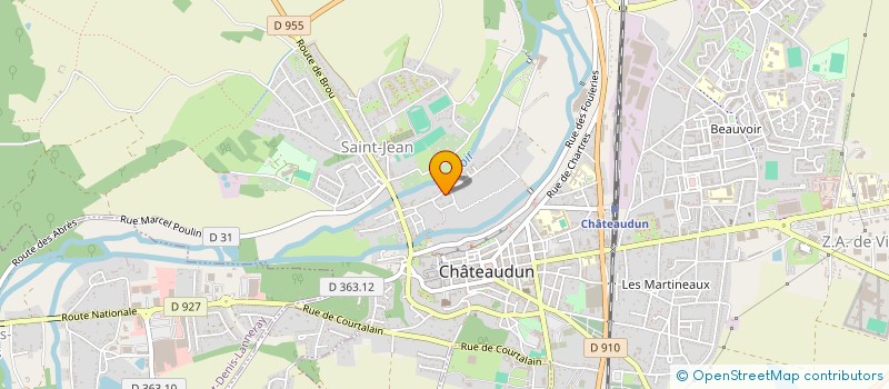 localisation de l'entreprise COMITE DEPARTEMENTAL DE VOILE à CHATEAUDUN