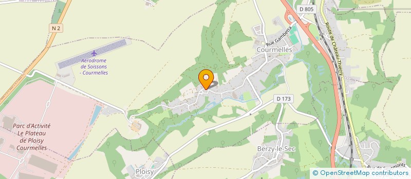 localisation de l'entreprise COMITE DEPARTEMENTAL DE VOILE DE L AISNE à POMMIERS