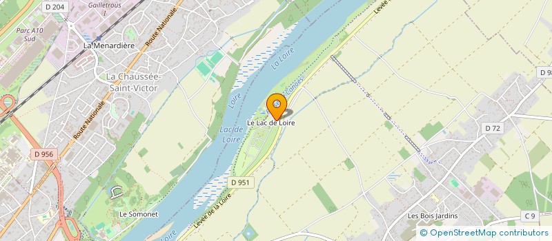 localisation de l'entreprise COMITE DEPARTEMENTAL DE VOILE DE LOIR ET CHER  BLOIS