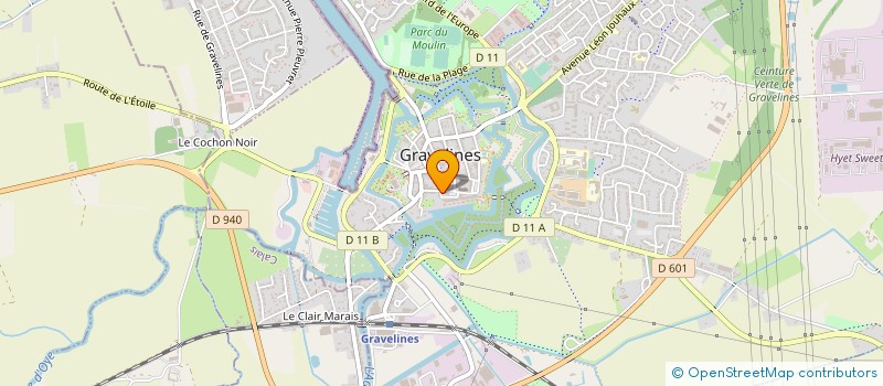 localisation de l'entreprise COMITE DEPARTEMENTAL DE VOILE DU NORD à GRAVELINES