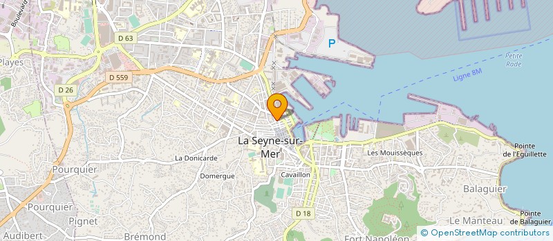 localisation de l'entreprise COMITE DEPARTEMENTAL DE VOILE DU VAR à LA SEYNE-SUR-MER