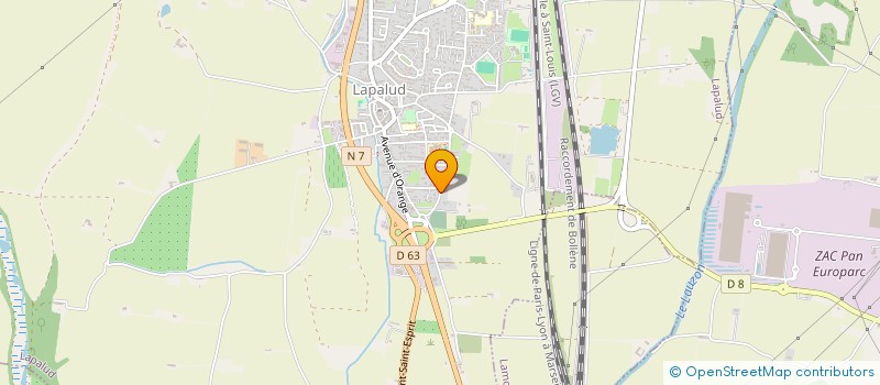 localisation de l'entreprise COMITE DEPARTEMENTAL DE VOILE VAUCLUSE  LAPALUD