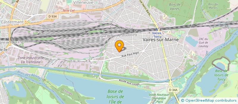 localisation de l'entreprise COMITE DEPARTEMENTAL DE VOLLEY DE SEINE ET MARNE à MELUN