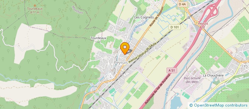 localisation de l'entreprise COMITE DEPARTEMENTAL DES ALPES DU SUD DE TENNIS DE TABLE à MANOSQUE