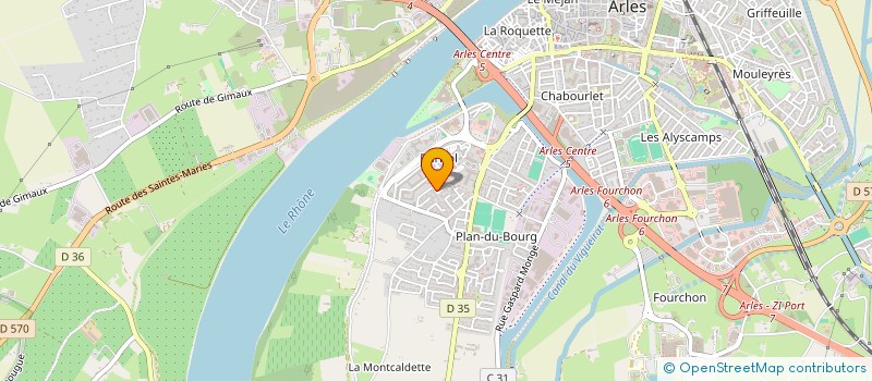 localisation de l'entreprise COMITE DEPARTEMENTAL DES BOUCHES DU RHONE DU CONCOURS DE LA RESITANCE ET DE LA DEPORTATION à ARLES