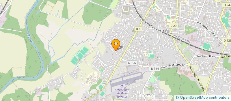 localisation de l'entreprise COMITE DEPARTEMENTAL DES LANDES DE BOXE (CD)  DAX