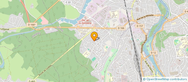 localisation de l'entreprise COMITE DEPARTEMENTAL DES MEDAILLES DE LA JEUNESSE ET DES SPORTS  THAON-LES-VOSGES