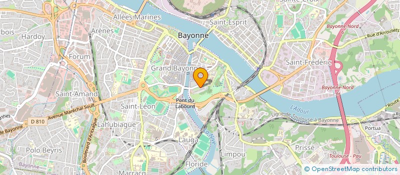 localisation de l'entreprise COMITE DEPARTEMENTAL DES PYRENNEES ATLANTIQUES DE LA FEDERATION FRANCAISE DE SAUVETAGE ET DE SECOURISME à BAYONNE