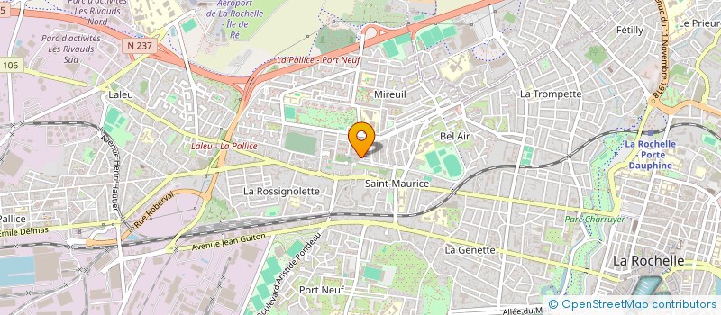 localisation de l'entreprise COMITE DEPARTEMENTAL DES SECOURISTES FRANCAIS CROIX BLANCHE DE CHARENTE MARITIME à LA ROCHELLE