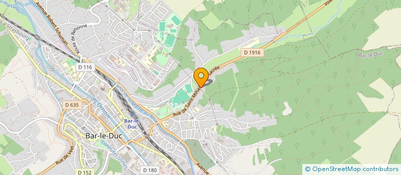 localisation de l'entreprise COMITE DEPARTEMENTAL DES SECOURISTES FRANCAIS CROIX BLANCHE MEUSE à BAR-LE-DUC