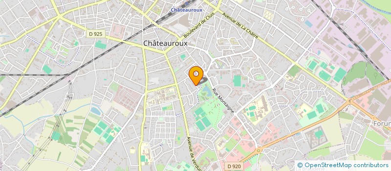localisation de l'entreprise COMITE DEPARTEMENTAL DES SOINS PALLIATIFS DE L'INDRE à CHATEAUROUX
