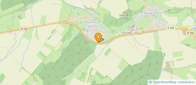 localisation de l'entreprise COMITE DEPARTEMENTAL DES VOSGES DE KARATE ET ARTS MARTIAUX AFFINITAIRES  ROUVRES-EN-XAINTOIS