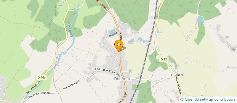 localisation de l'entreprise COMITE DEPARTEMENTAL DES VOSGES DE LA FEDERATION FRANCAISE DES SPORTS POPULAIRES  DOUNOUX