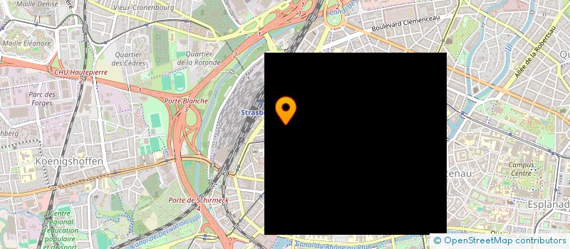 localisation de l'entreprise COMITE DEPARTEMENTAL DU BAS-RHIN DE KICK-BOXING à STRASBOURG