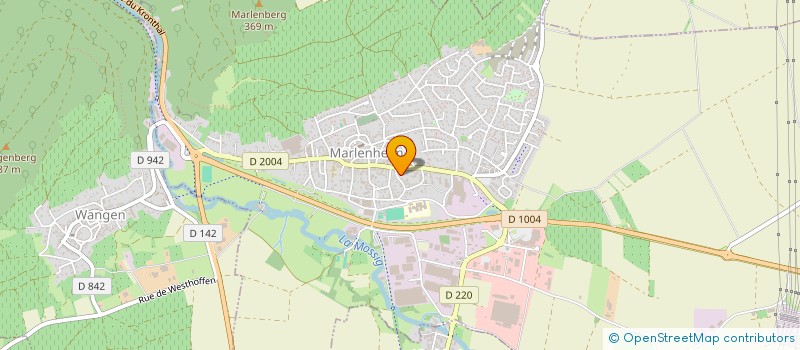 localisation de l'entreprise COMITE DEPARTEMENTAL DU BAS RHIN DES ASSOCIATIONS AFFILIEES A LA FEDERATION FRANCAISE DES SPORTS POPULAIRES  MARLENHEIM