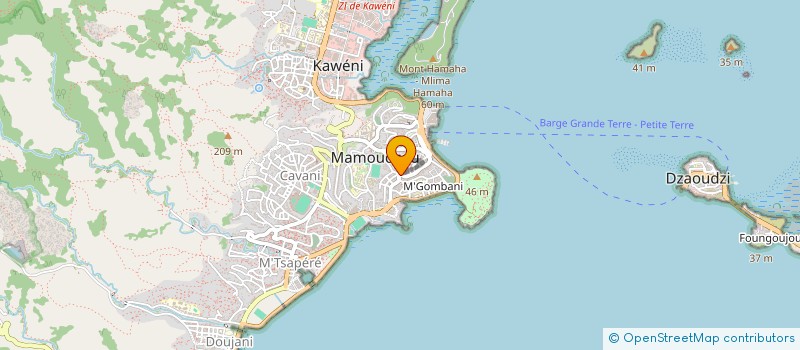 localisation de l'entreprise COMITE DEPARTEMENTAL DU DEVELOPPEMENT ET DE LA PROMOTION DE LA CULTURE MAORE à MAMOUDZOU