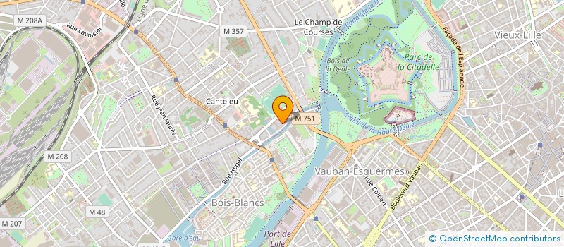 localisation de l'entreprise COMITE DEPARTEMENTAL DU JEU D ECHEC NORD à LAMBERSART