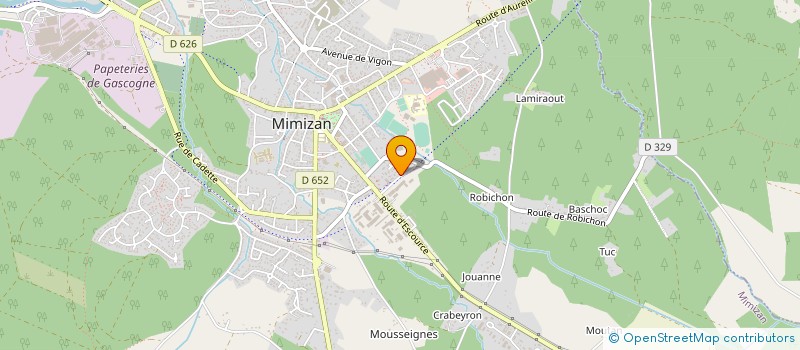 localisation de l'entreprise COMITE DEPARTEMENTAL DU JEU D ECHECS à MIMIZAN