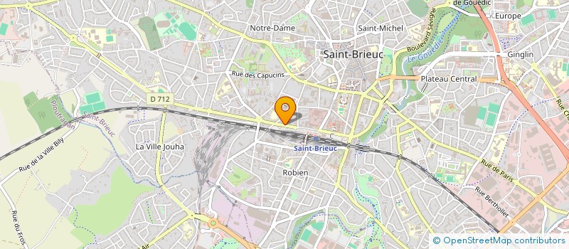 localisation de l'entreprise COMITE DEPARTEMENTAL DU JEU D ECHECS à SAINT-BRIEUC