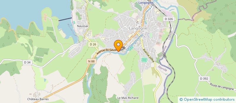 localisation de l'entreprise COMITE DEPARTEMENTAL DU JEU D ECHECS DE LOZERE à ROCLES