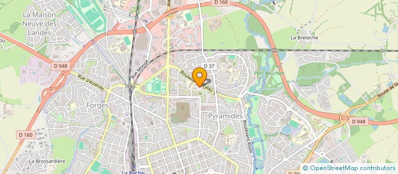 localisation de l'entreprise COMITE DEPARTEMENTAL DU JEU D'ECHECS DE VENDEE à LA ROCHE-SUR-YON