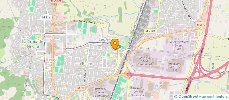 localisation de l'entreprise COMITE DEPARTEMENTAL DU JEU D'ECHECS DU PUY-DE-DOME (CDJE 63)  CLERMONT-FERRAND