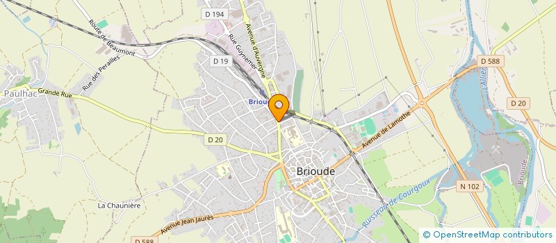 localisation de l'entreprise COMITE DEPARTEMENTAL DU JEU D’ECHECS DE LA HAUTE-LOIRE à YSSINGEAUX