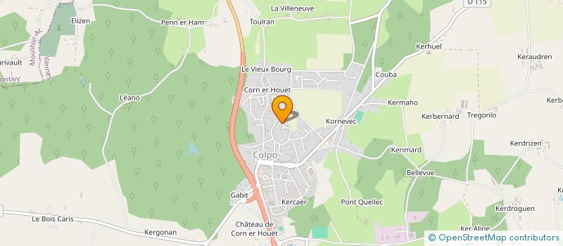 localisation de l'entreprise COMITE DEPARTEMENTAL DU MORBIHAN D'HALTEROPHILIE - MUSCULATION  CARNAC