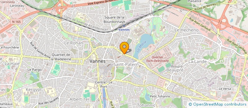 localisation de l'entreprise COMITE DEPARTEMENTAL DU MORBIHAN DE LA FEDERATION SPORTIVE DE LA POLICE FRANCAISE à VANNES