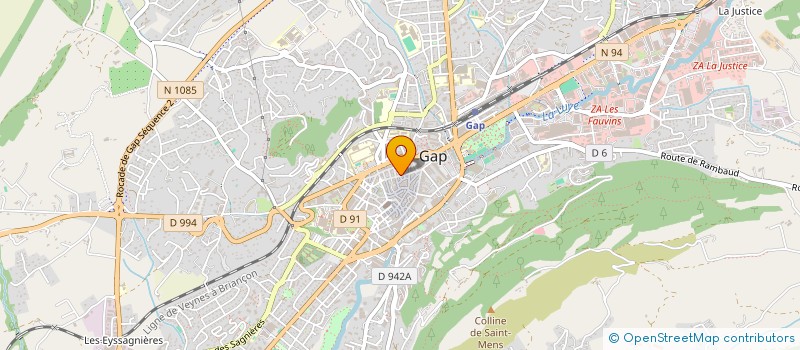 localisation de l'entreprise COMITE DEPARTEMENTAL DU MOUVEMENT DE LA PAIX  GAP