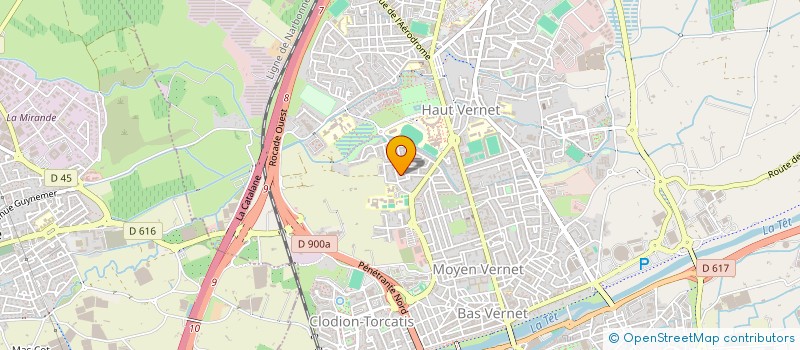 localisation de l'entreprise COMITE DEPARTEMENTAL DU PAYS CATALAN DE LA FEDERATION FRANCAISE DE RUGBY  PERPIGNAN