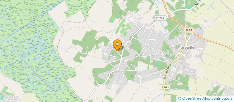 localisation de l'entreprise COMITE DEPARTEMENTAL DU SPORT EN MILIEU RURAL à BREUILLET